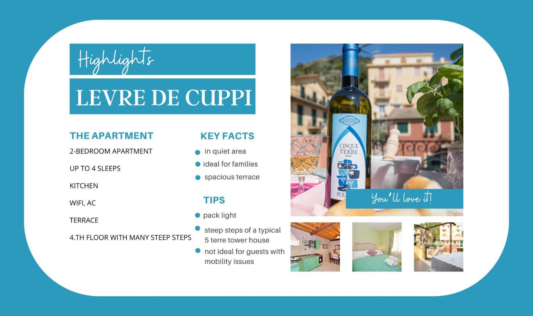 Levre De Cuppi Apartment Monterosso al Mare Ngoại thất bức ảnh